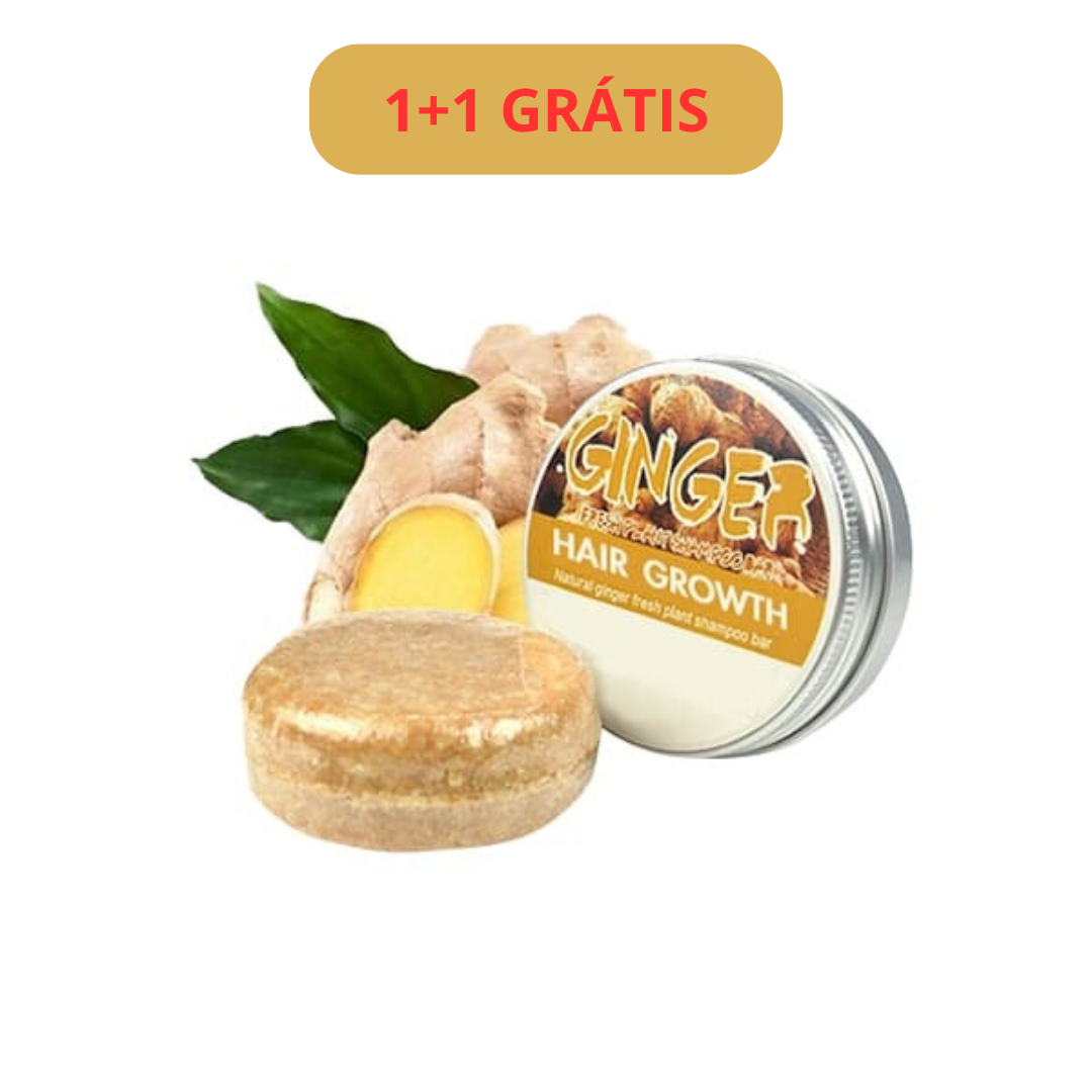 Barra de Champô Gengibre - Recrescimento Capilar